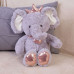 Мягкая игрушка Слон с короной DL204005618GR